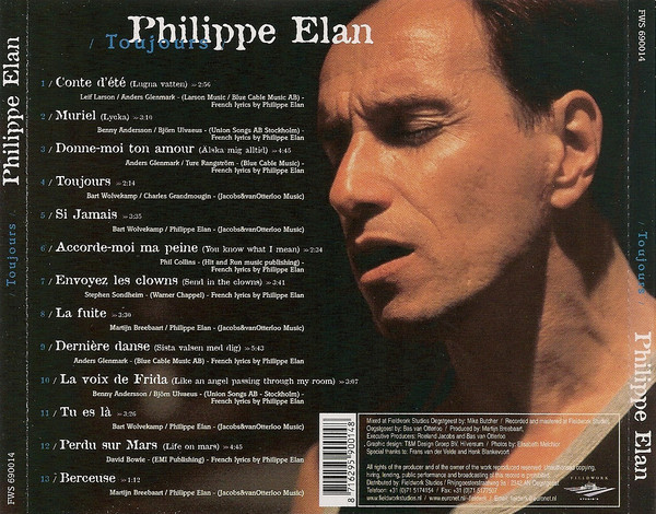ladda ner album Philippe Elan - Toujours