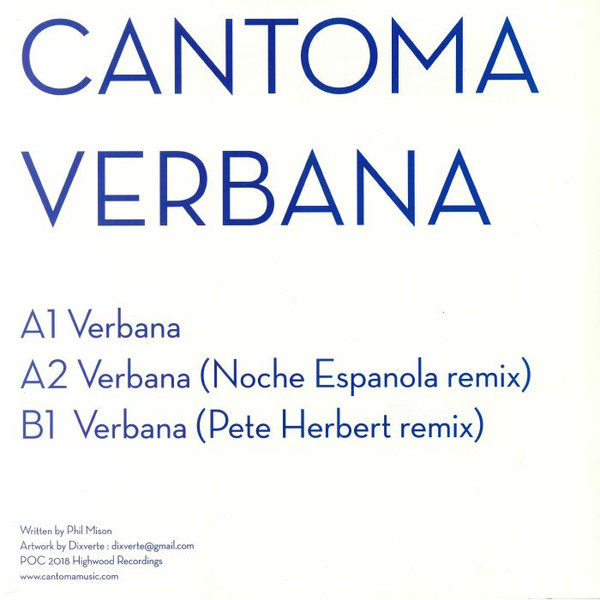 baixar álbum Cantoma - Verbana