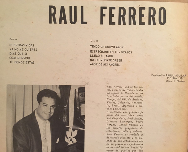 last ned album Raúl Ferrero - Lo Mejor de Raul Ferrero