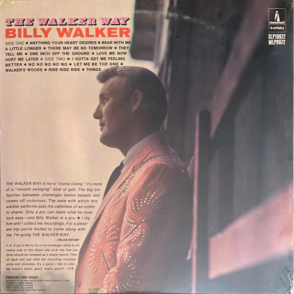 baixar álbum Billy Walker - The Walker Way
