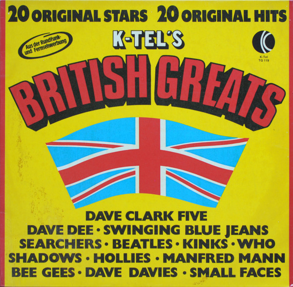 Обложка конверта виниловой пластинки Various - British Greats