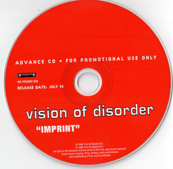 VISION OF DISORDER imprint Analog レコード 限定特価 ...