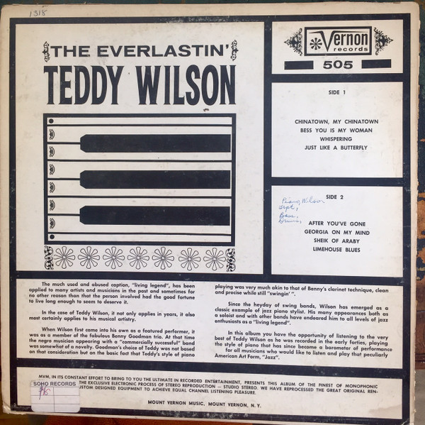 baixar álbum Teddy Wilson - The Everlastin