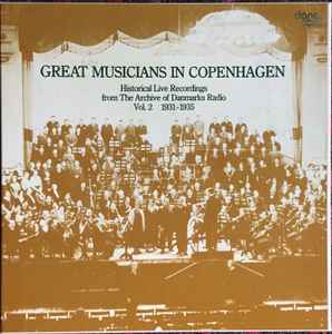 Statsradiofoniens Symfoniorkester-Great Musicians In Copenhagen copertina album