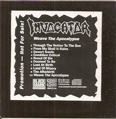 Invocator – Weave The Apocalypse (1993, CD) - Discogs