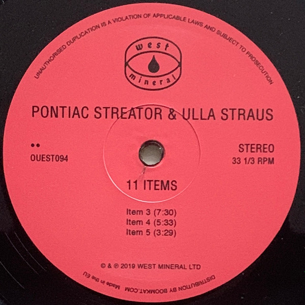 descargar álbum Pontiac Streator & Ulla Straus - 11 Items