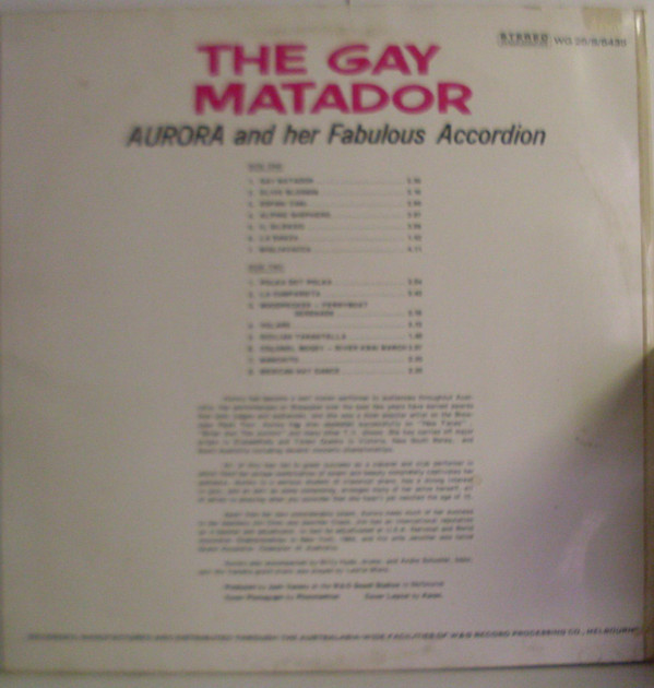 Album herunterladen Aurora - The Gay Matador