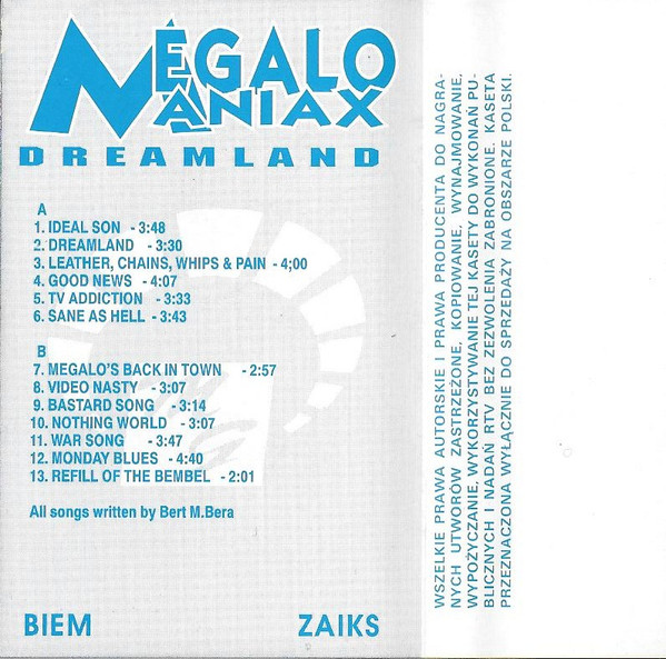 descargar álbum Megalomaniax - Dreamland
