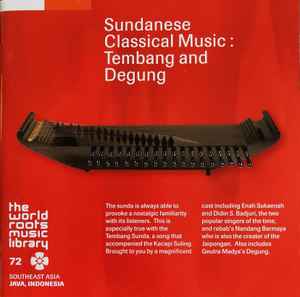 Nji Enah Sukaenah - ジャワ／スンダの音楽—トゥンバンとドゥグン = Sundanese Classical Music: Temgang And Degung album cover
