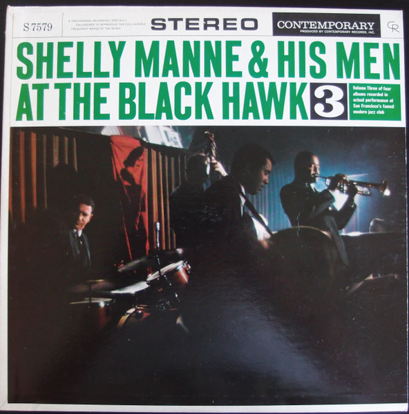 Shelly Manne & His Men – At The Black Hawk, Vol. 3 (1960, Vinyl