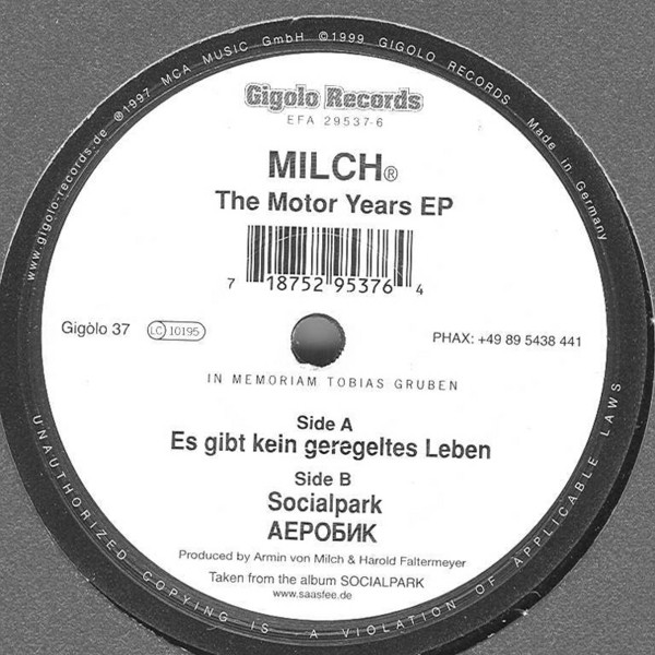 Milch – The Motor Years EP