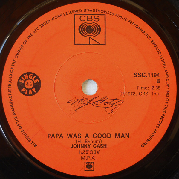 lataa albumi Johnny Nash - A Thing Called Love Papa Was A Good Man