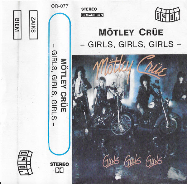 Mötley Crüe – Girls, Girls, Girls (Cassette) - Discogs