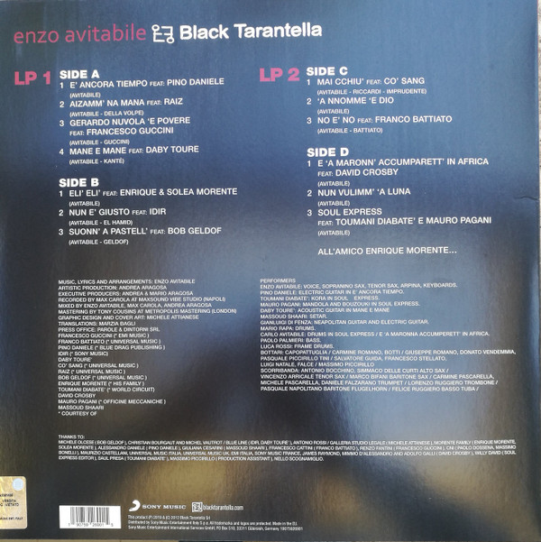 last ned album Enzo Avitabile - Black Tarantella