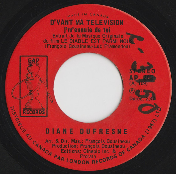 Album herunterladen Diane Dufresne - Dun Jour A Lautre