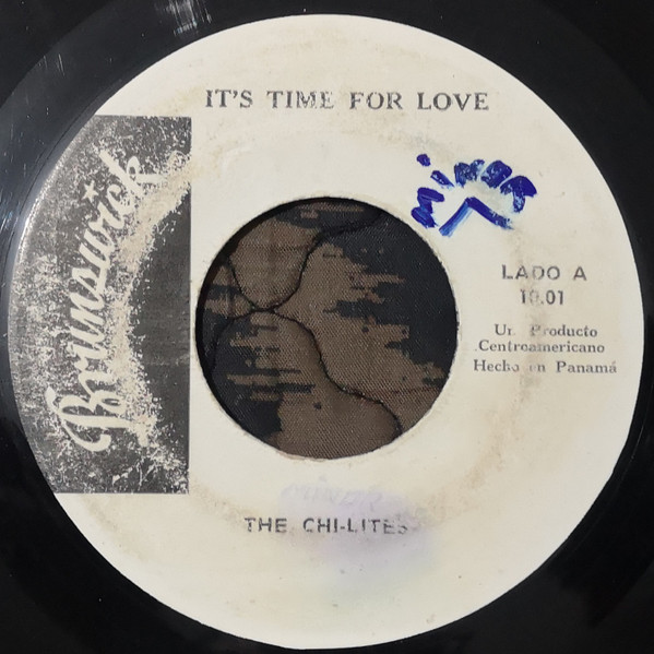 The Chi-Lites – It's Time For Love (1975, 4-Prong Centre, Vinyl