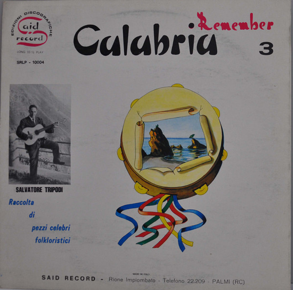 ladda ner album Salvatore Tripodi - Remember Calabria 3