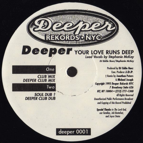 Deeper – Your Love Runs Deep (1995, Vinyl) - Discogs