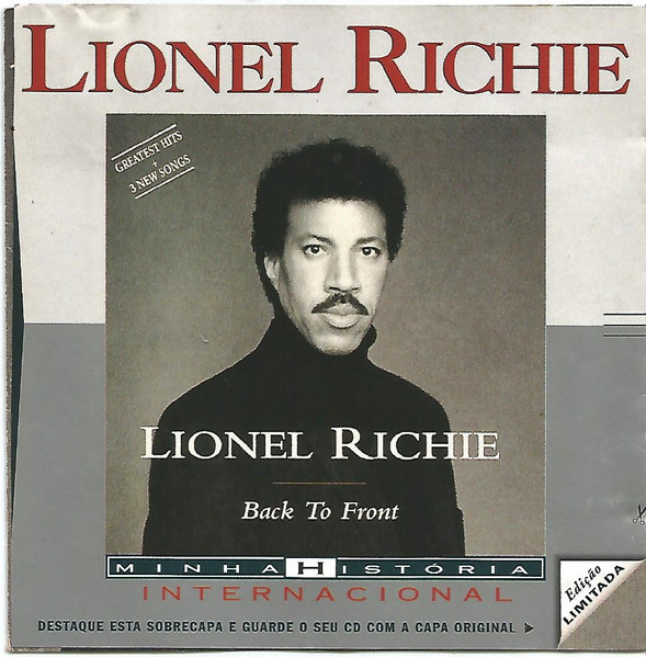Lionel Richie - Back To Front (1992, Motown, PolyGram) - CD Completo 