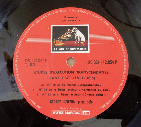 Album herunterladen Franz Liszt, Gyorgy Cziffra - Etudes DExécution Transcendante