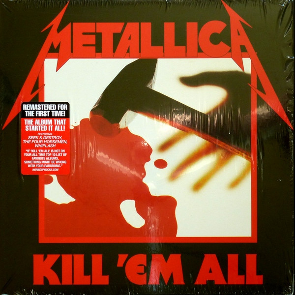 METALLICA  KILL 'EM ALL  1 LP. ED. LIMITADA. VINILO DE COLOR. - Tienda de  discos y vinilos online, Discos Deluxe
