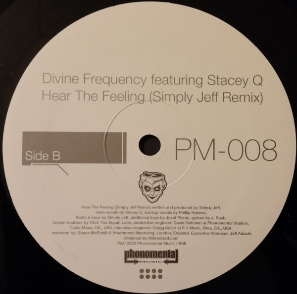 Album herunterladen Divine Frequency Featuring Stacey Q - Hear The Feeling