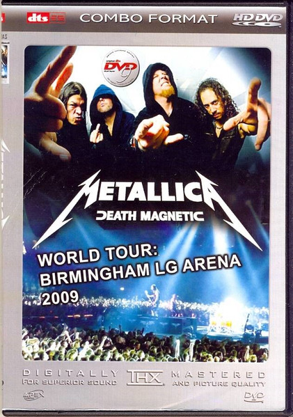 Anormal Lustre jalea Metallica – Death Magnetic (World Tour: Birmingham LG Arena 2009) (2009, DVD)  - Discogs