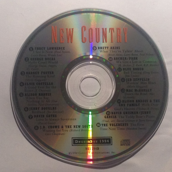 lataa albumi Various - New Country December 1994