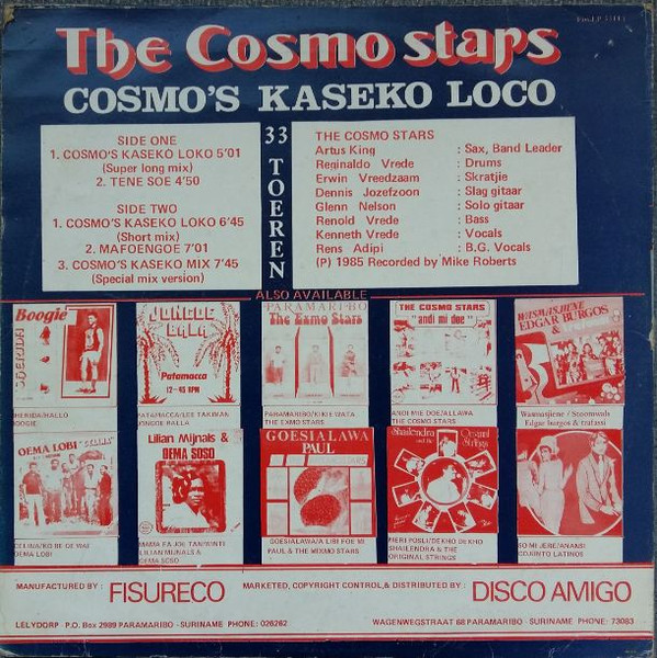 télécharger l'album The Cosmo Stars - Cosmos Kaseko Loco