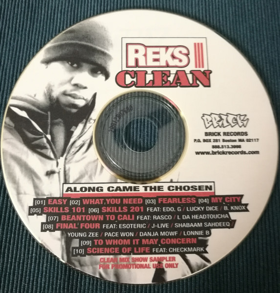 Reks – Along Came The Chosen (2001, CD) - Discogs