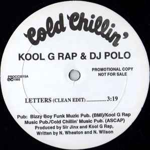 Kool G Rap & DJ Polo – Letters (1993, Vinyl) - Discogs