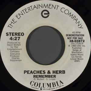 Peaches & Herb - Remember @metrofmcollectorscorner 