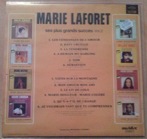 baixar álbum Marie Laforet - Ses Plus Grands Succès Vol 2