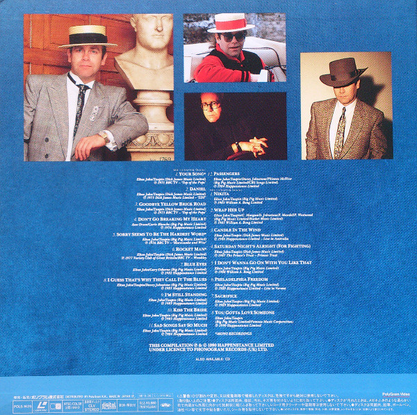Elton John – The Very Best Of Elton John (1996, Laserdisc) - Discogs