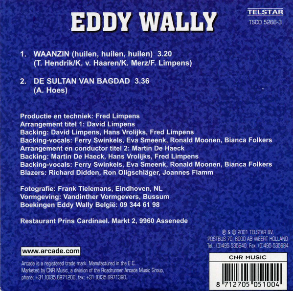 baixar álbum Eddy Wally - Waanzin Huilen Huilen Huilen De Sultan Van Bagdad