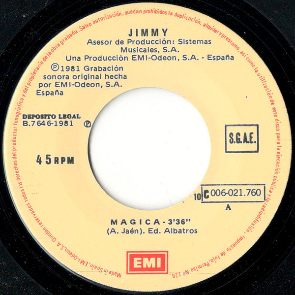 last ned album Jimmy - Magica