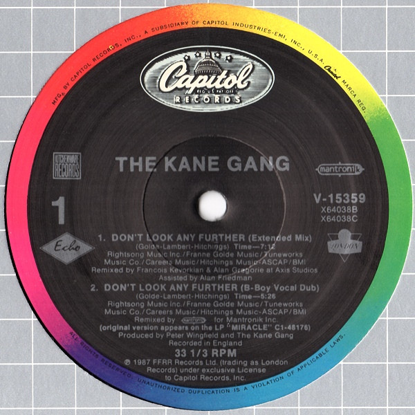 The Kane Gang – Don't Look Any Further (1988, Vinyl) - Discogs