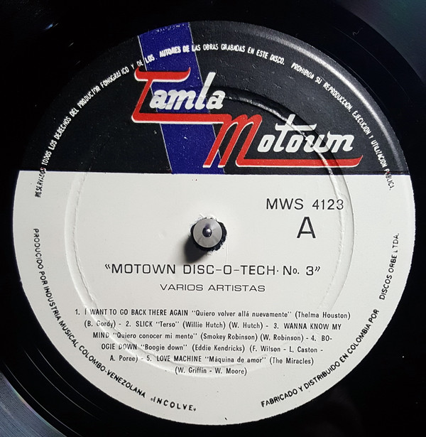 baixar álbum Various - Motown Disc O Tech 3