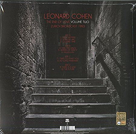 télécharger l'album Leonard Cohen - The End Of Love Volume Two Zurich Broadcast 1993