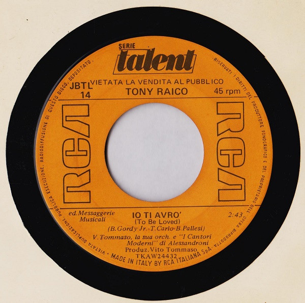 télécharger l'album Tony Raico - In Due