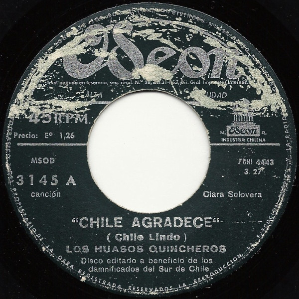 baixar álbum Los Huasos Quincheros - Chile Agradece Chile Lindo