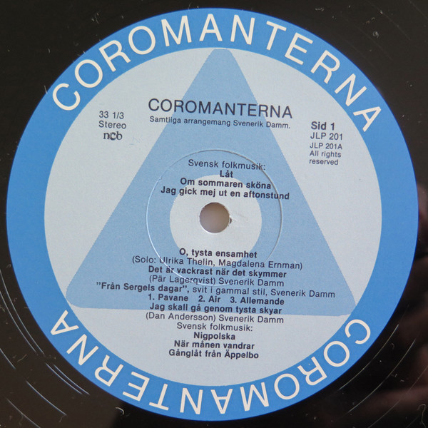 Album herunterladen Coromanterna - Coromanterna 1985