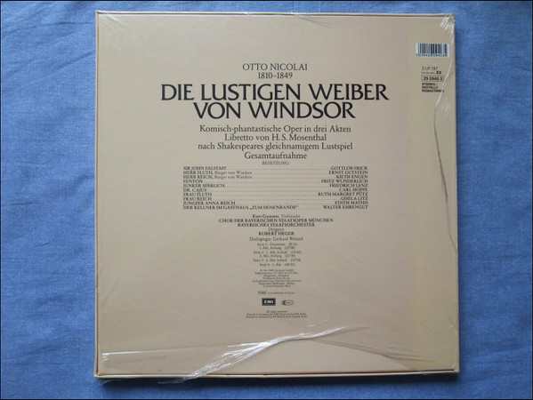 télécharger l'album Otto Nicolai, Gottlob Frick, Ernst Gutstein, Kieth Engen, Fritz Wunderlich, RuthMargret Pütz, Gisela Litz, Edith Mathis, Bayerisches Staatsorchester, Robert Heger - Die Lustigen Weiber Von Windsor Gesamtaufnahme