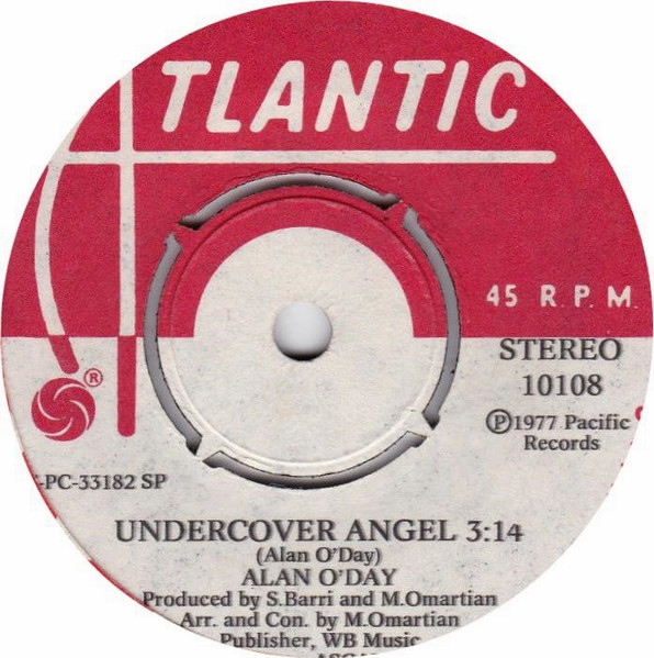 Alan O'Day - Undercover Angel | Releases | Discogs