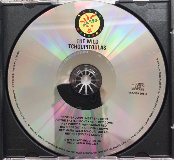 The Wild Tchoupitoulas – The Wild Tchoupitoulas (CD) - Discogs