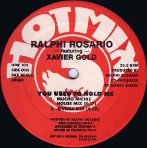 Ralphi Rosario - You Used To Hold Me album cover