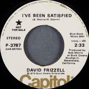 David Frizzell - I've Been Satisfied / Jesus And Joe album cover