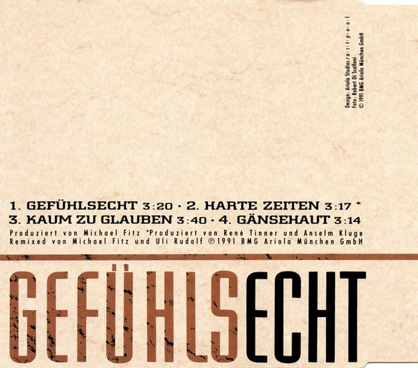 last ned album Fitz - Gefühlsecht