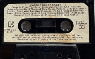 télécharger l'album Carole Bayer Sager - Carole Bayer Sager