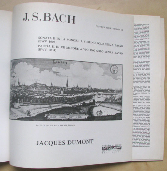 baixar álbum JS Bach Jacques Dumont - Lintégrale Des Œuvres Pour Violon Seul